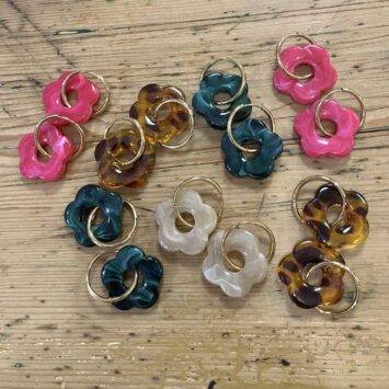 Boucles d’oreilles Sam </br>Pas de samedi sans bigoudi