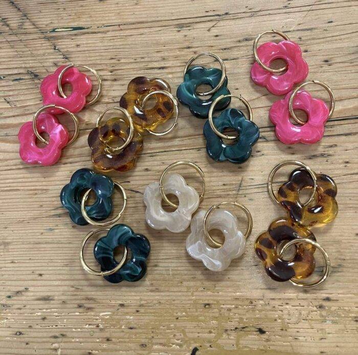 Boucles d’oreilles Sam </br>Pas de samedi sans bigoudi