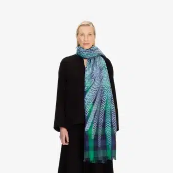 Echarpe Hedwige</br>Inoui Editions</br>Emeraude